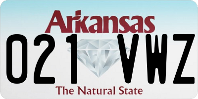 AR license plate 021VWZ