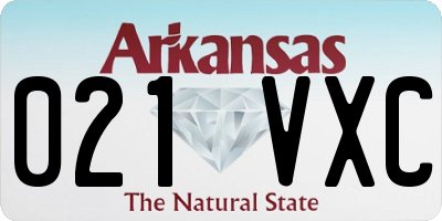 AR license plate 021VXC