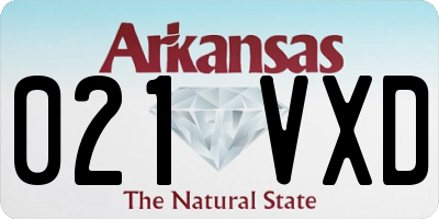 AR license plate 021VXD