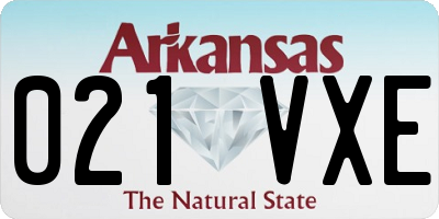 AR license plate 021VXE