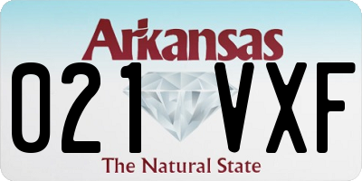 AR license plate 021VXF