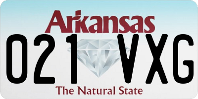 AR license plate 021VXG