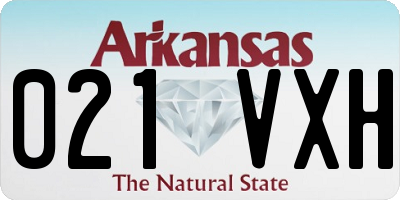 AR license plate 021VXH
