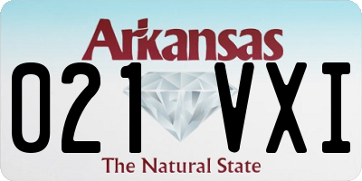 AR license plate 021VXI
