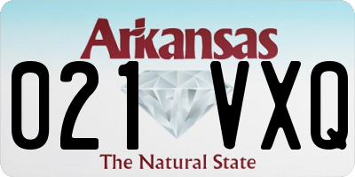 AR license plate 021VXQ