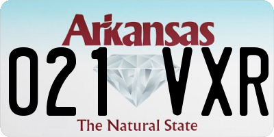 AR license plate 021VXR