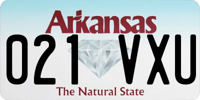 AR license plate 021VXU