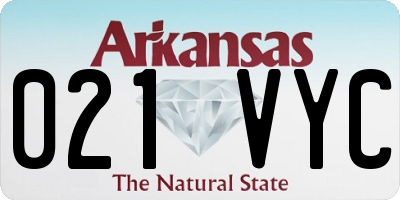 AR license plate 021VYC