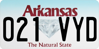 AR license plate 021VYD