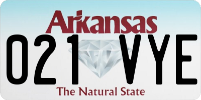 AR license plate 021VYE
