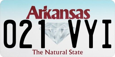 AR license plate 021VYI