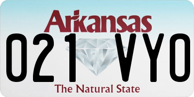 AR license plate 021VYO