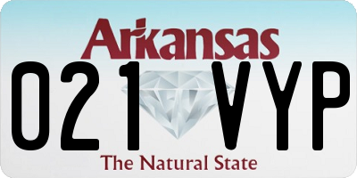 AR license plate 021VYP