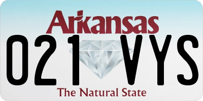 AR license plate 021VYS
