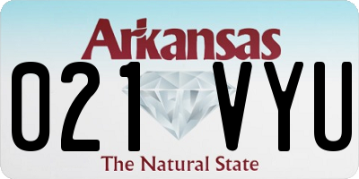 AR license plate 021VYU