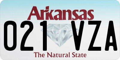 AR license plate 021VZA
