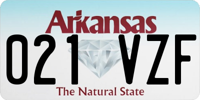 AR license plate 021VZF