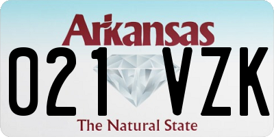 AR license plate 021VZK