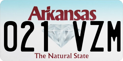 AR license plate 021VZM