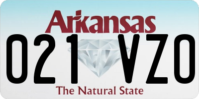 AR license plate 021VZO