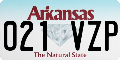 AR license plate 021VZP