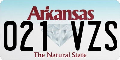 AR license plate 021VZS