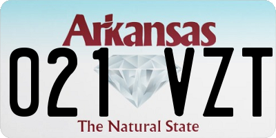 AR license plate 021VZT