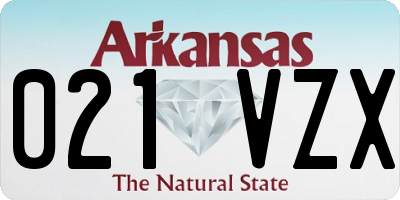 AR license plate 021VZX