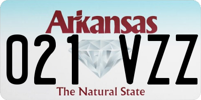 AR license plate 021VZZ