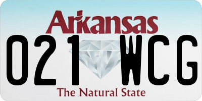 AR license plate 021WCG