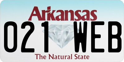 AR license plate 021WEB