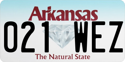AR license plate 021WEZ