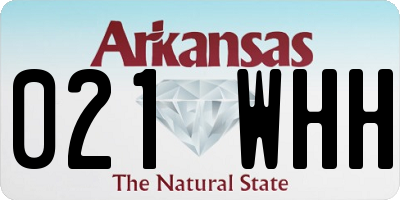 AR license plate 021WHH