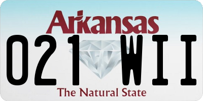 AR license plate 021WII
