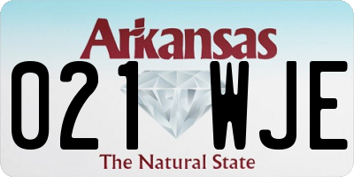 AR license plate 021WJE