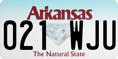 AR license plate 021WJU