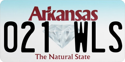AR license plate 021WLS