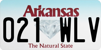 AR license plate 021WLV