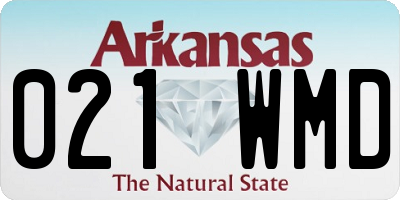 AR license plate 021WMD