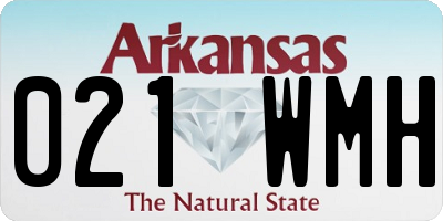 AR license plate 021WMH