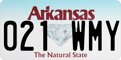 AR license plate 021WMY