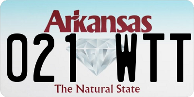 AR license plate 021WTT