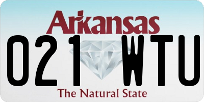 AR license plate 021WTU