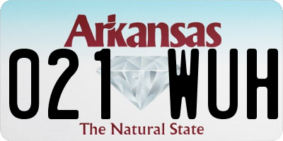 AR license plate 021WUH