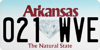 AR license plate 021WVE