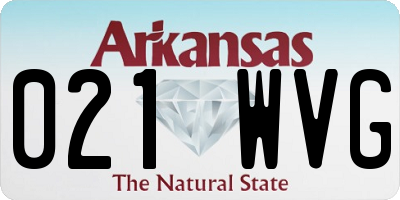 AR license plate 021WVG
