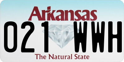 AR license plate 021WWH