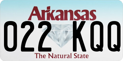 AR license plate 022KQQ