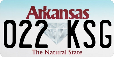 AR license plate 022KSG