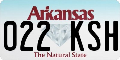 AR license plate 022KSH